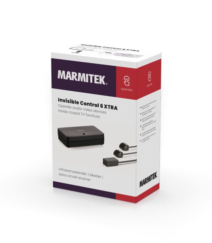 Marmitek INVISIBLE CONTROL 6 XTRA TV accessoire Zwart