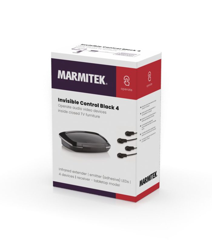 Marmitek INVISIBLECONTROL4 TV accessoire Zwart