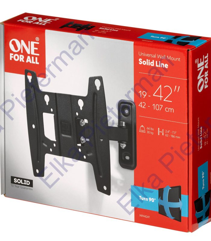 OneForAll WM4241 TV beugel Zwart