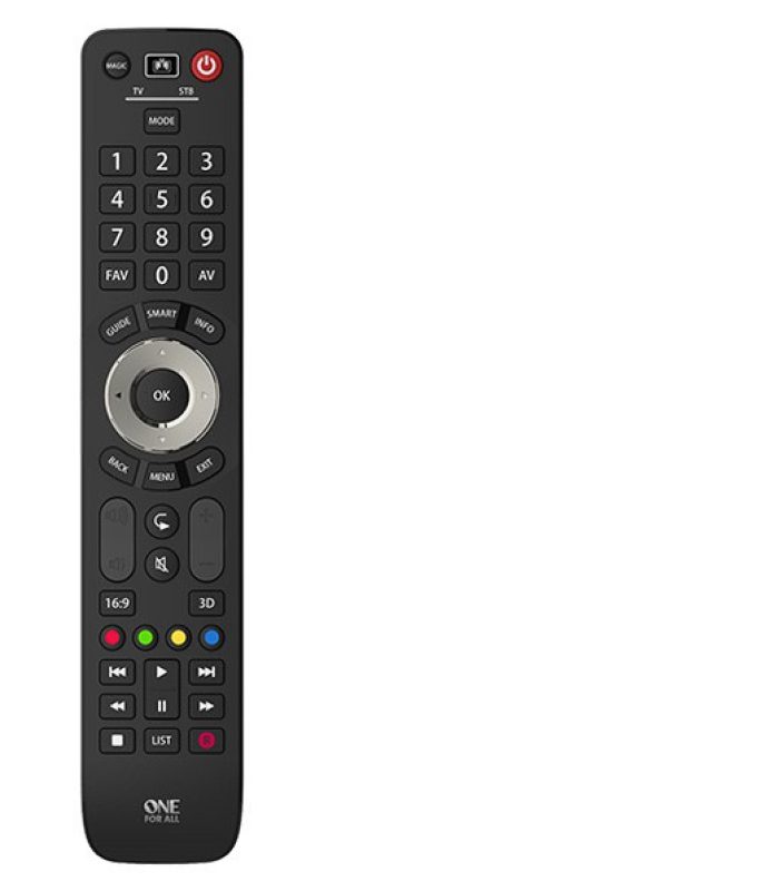 OneForAll URC7125 Afstandsbediening Zwart