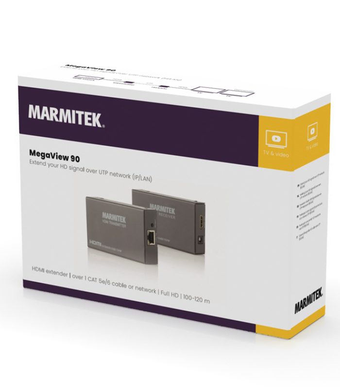 Marmitek Megaview90 TV accessoire Zwart