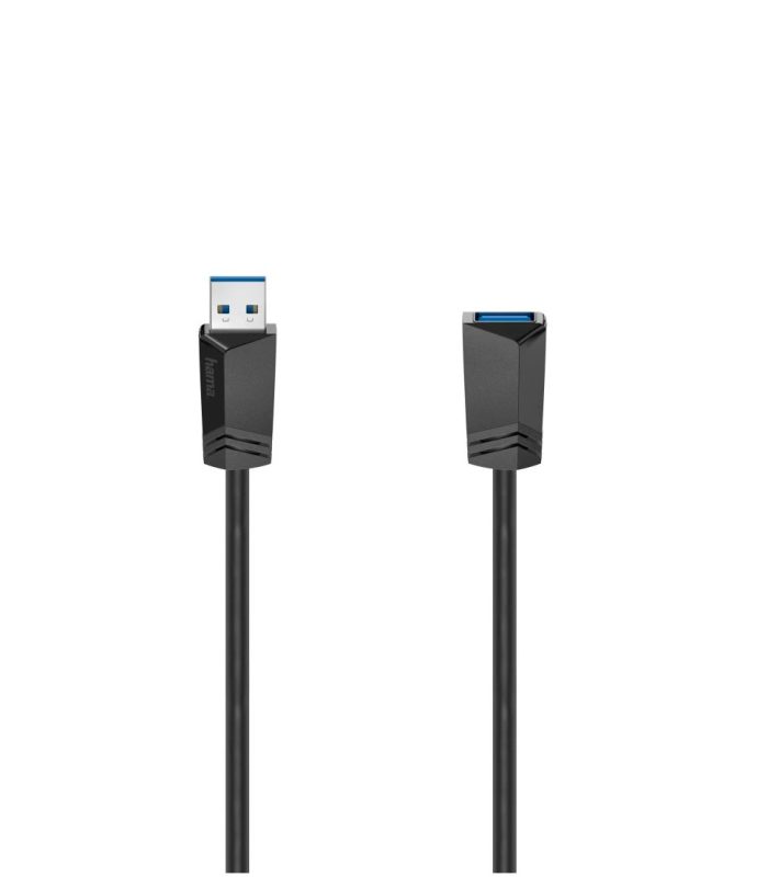 Hama USB 3.0 VERLENGKABEL 1.50M Kabel Zwart