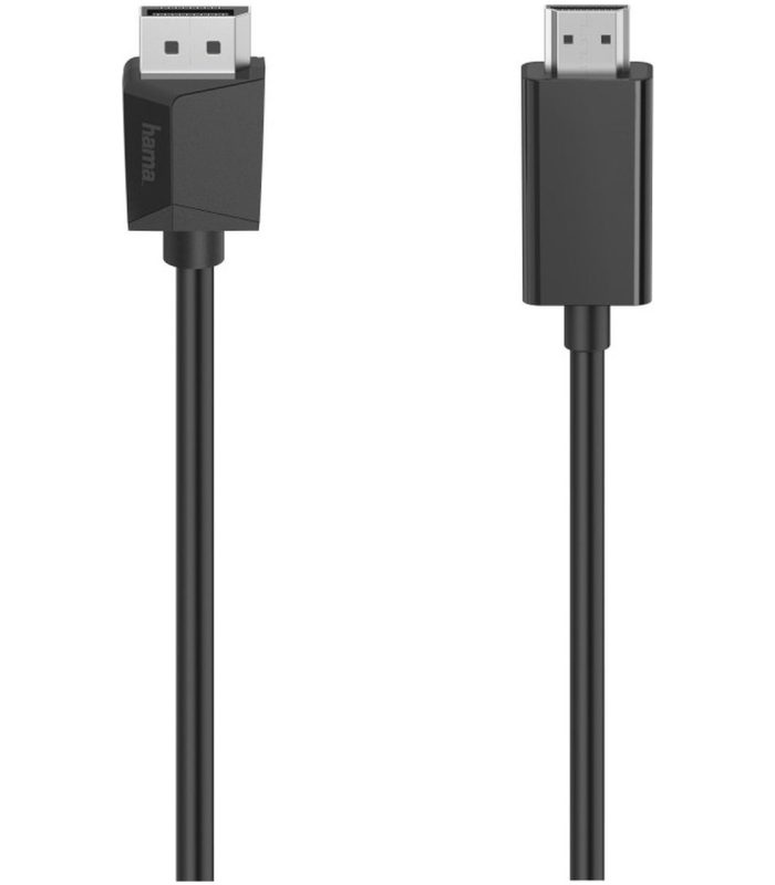 Hama ADAPTERKABEL DISPLAYPORT NAAR HDMI 1.50M HDMI kabel Zwart