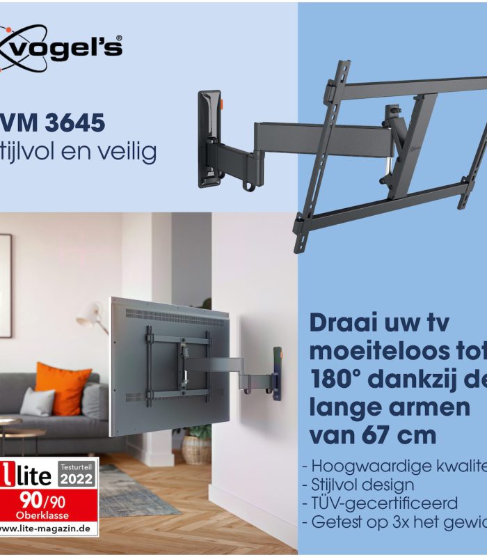 Vogels TVM 3645 Draaibare tv-beugel TV beugel Zwart