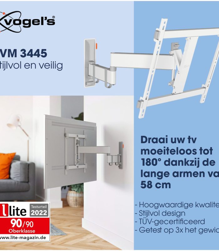 Vogels TVM 3445 Draaibare tv-beugel TV beugel Wit