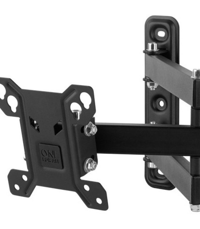 OneForAll WM2151 Vesa 100 muurbeugel - draaibaar (180?) TV beugel Zwart