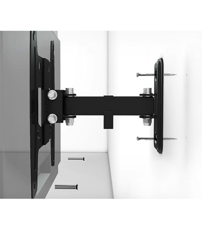 OneForAll WM2421 Vesa 400 muurbeugel - kantelbaar TV beugel Zwart