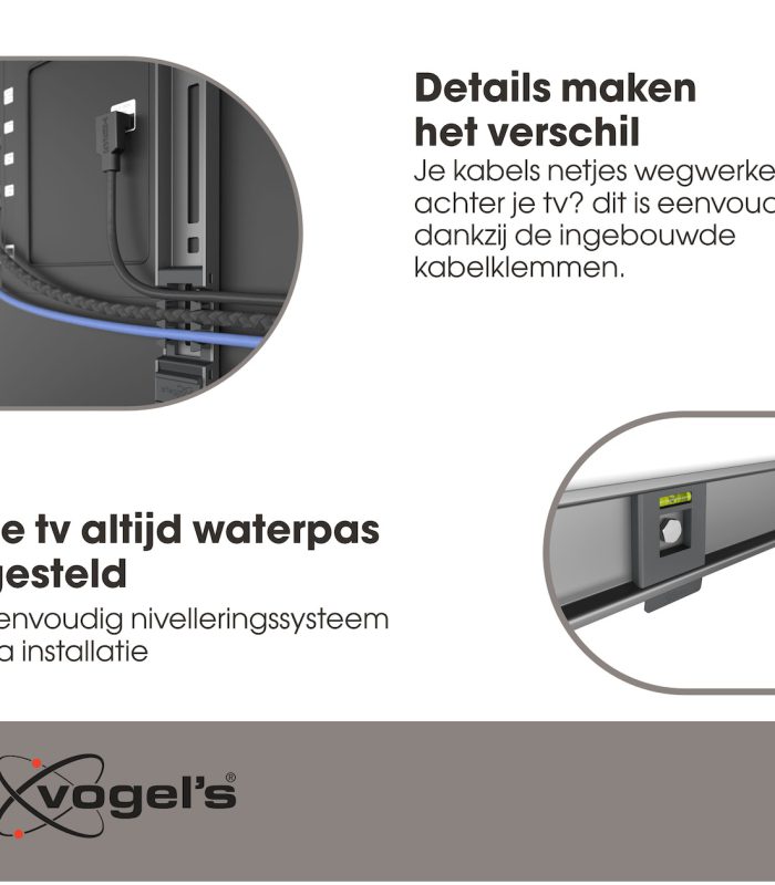 Vogels TVM 5405 ELITE TV beugel Zwart