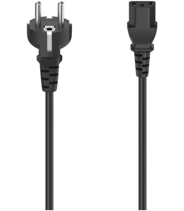 Hama Netsnoer 3 polig – shuko 1.5 meter Kabel Zwart