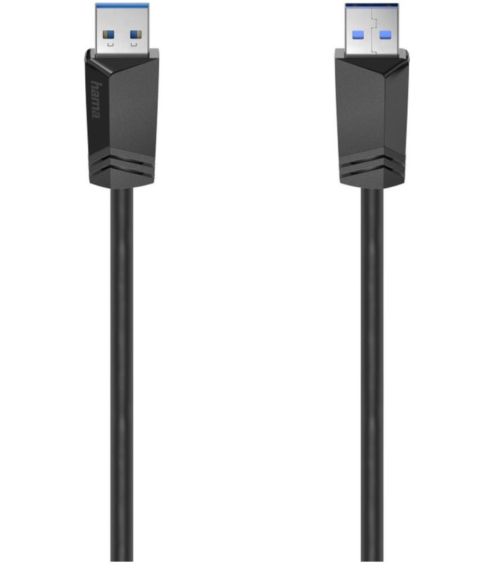 Hama USB 3.0 kabel type A-A 1.50m Kabel Zwart