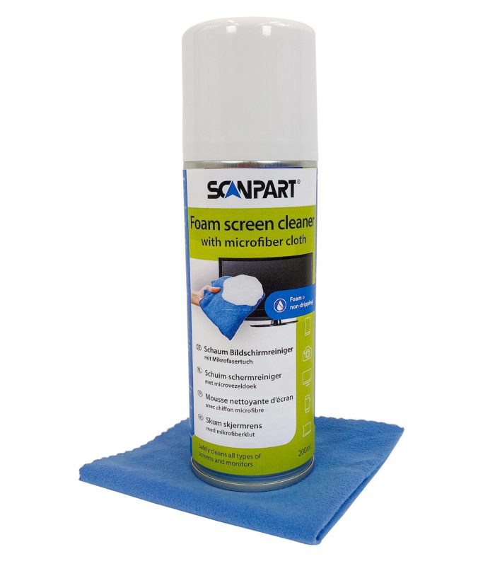 Scanpart Foam TV cleaner 200ml TV accessoire Groen