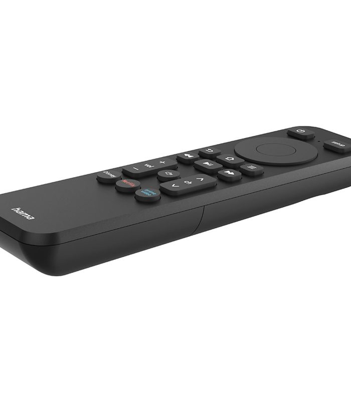 Hama Remote Control for TV + Netflix Prime Video Disney+ Buttons Programmable Afstandsbediening Zwart