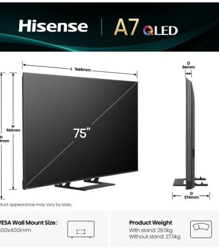 Hisense 75A79Q (2025) - 75 inch - QLED TV
