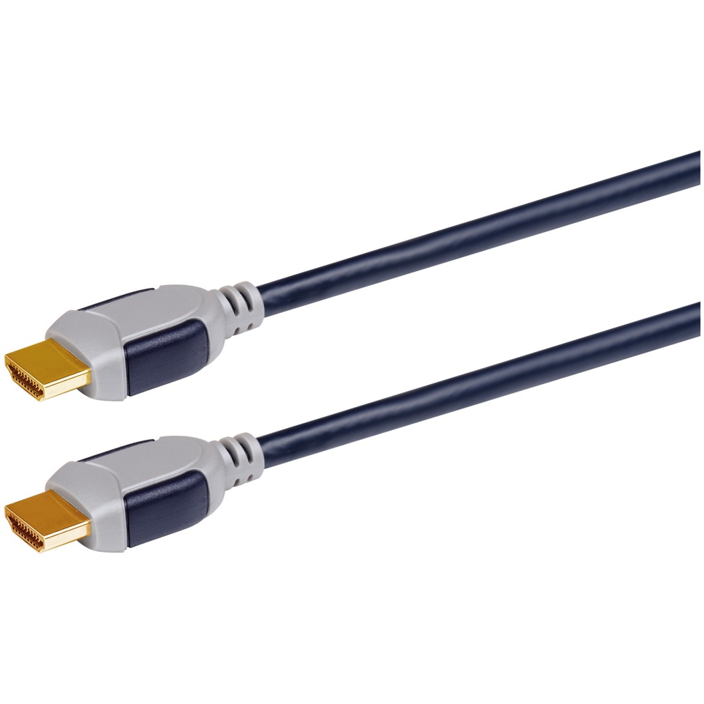 Scanpart High Speed HDMI kabel met Ethernet 1.0m HDMI kabel Zwart