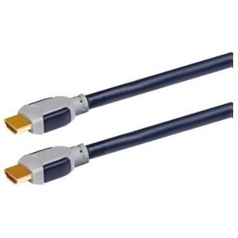 Scanpart High Speed HDMI kabel met Ethernet 5.0m HDMI kabel Zwart