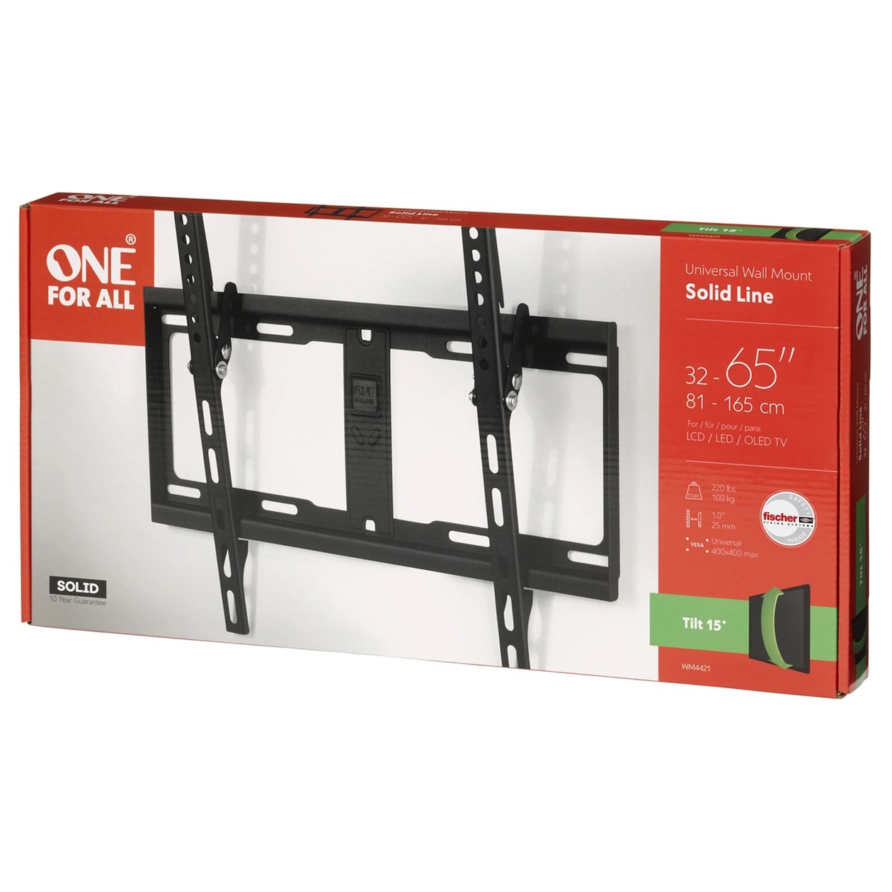 OneForAll WM4421 TV beugel Zwart