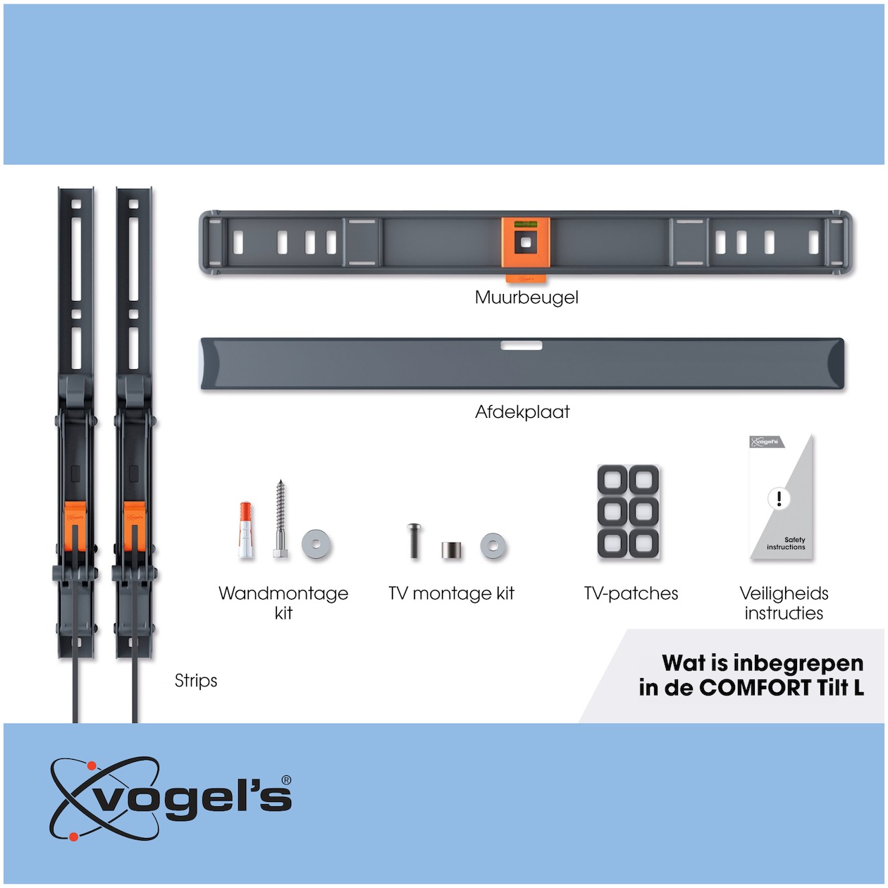 Vogels TVM 3615 Kantelbare tv-beugel TV beugel Zwart