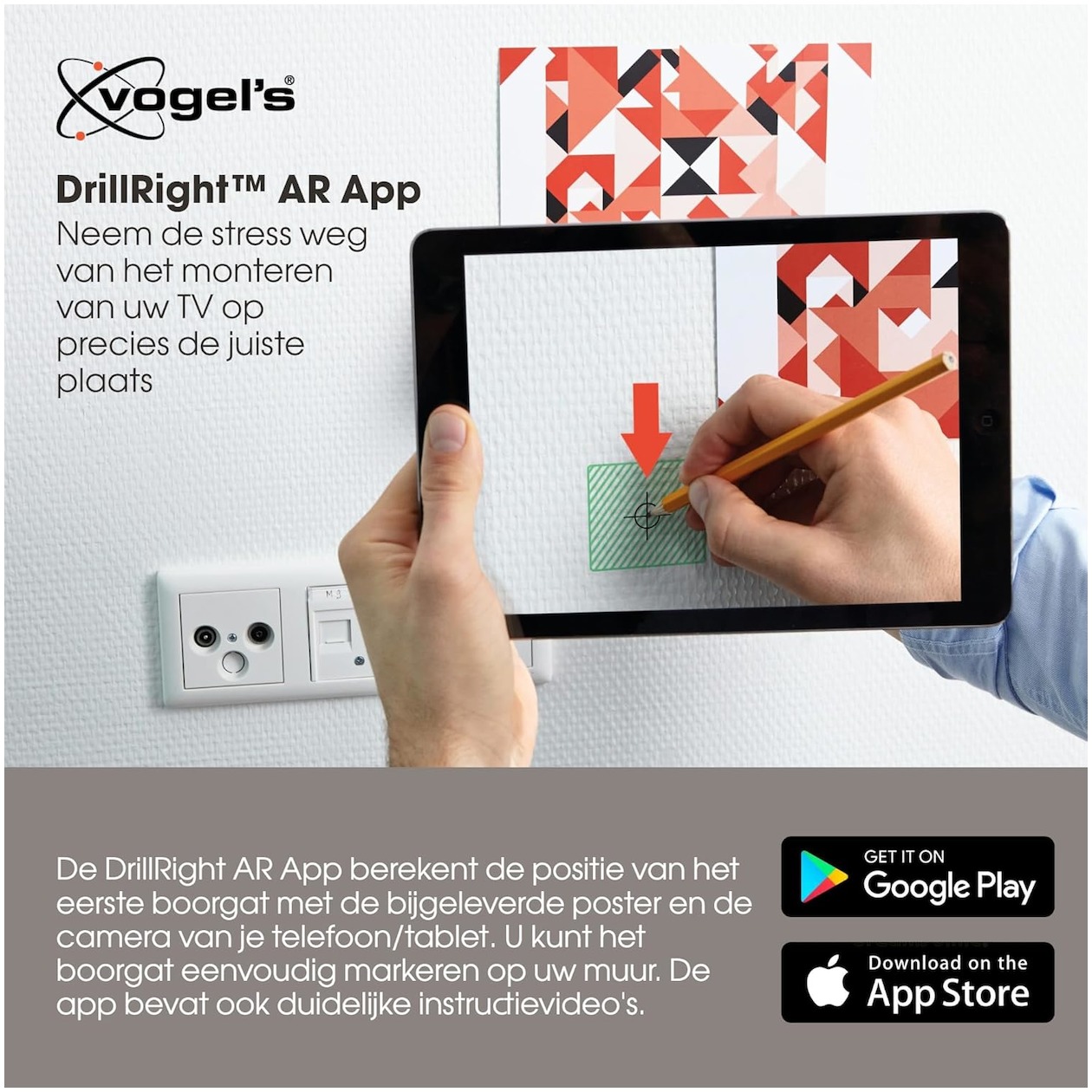 Vogels TVM 3415 Kantelbare tv-beugel TV beugel Zwart