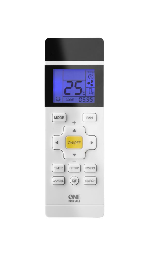 OneForAll URC1035 Vervangende afstandsbed. - Airco Afstandsbediening Grijs - Afbeelding 2