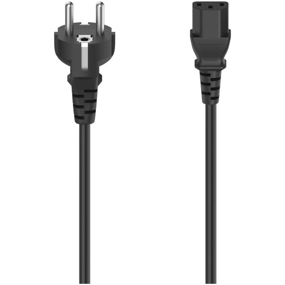 Hama Netsnoer 3 polig – shuko 1.5 meter Kabel Zwart