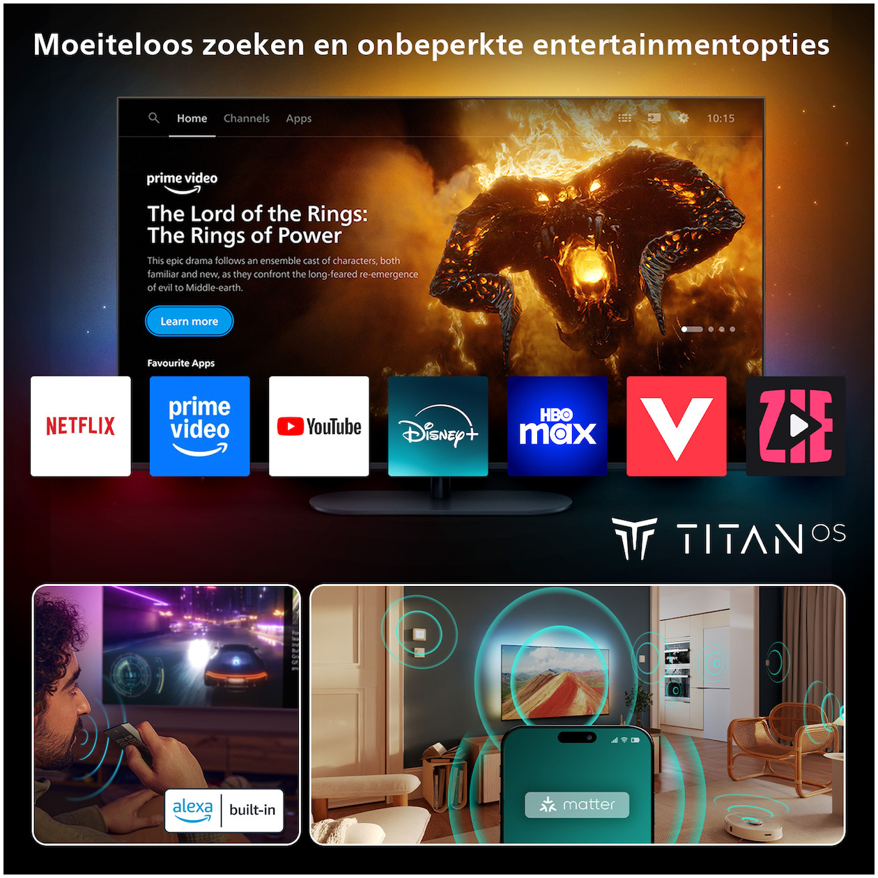 Philips 50PUS8500 Ambilight (2025) - 50 inch - QLED TV